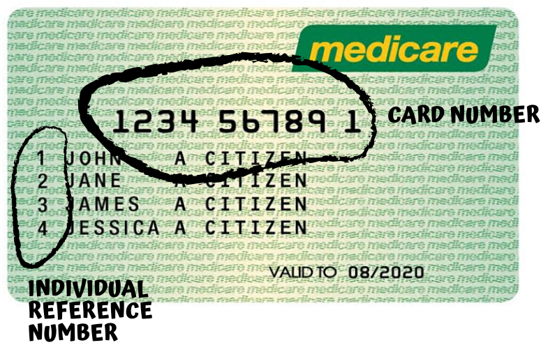 MEDICARE CARD NUMBER E1657174513572 1